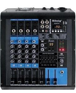 Magicvoice Mv-26493 2X350 4 Kanal Usb-Sd-Bluetooth 5 Bant Eq-99 Dsp Efk Power Mixer