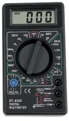 Tenon Dt-830D Dijital Ölçü Aleti Multimetre Siyah