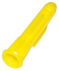 Plastik Sarı Roket Dubel (Tuğla Arası) (10'lu Paket)