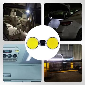 PowerMaster PM-26415 Cob Led Araç Tavan - Bagaj Aydınlatma DC10-48 Volt (2Li Paket)