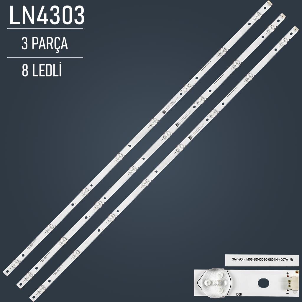ARÇELİK A43L 5845 4B LED BAR , BEKO B43L 5845 4B LED BAR , A43L 6945 5B LED BAR , B43L 6945 5B LED BAR , GRUNDIG 43 GDF6800 B LED BAR