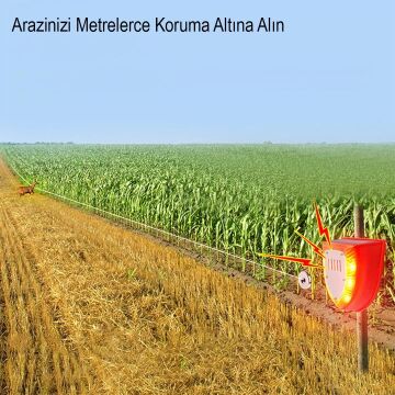 PowerMaster PM-26954 Misina İle Tetikli Sesli Hayvan Kovucu Alarm Cihazı Solar Panelli