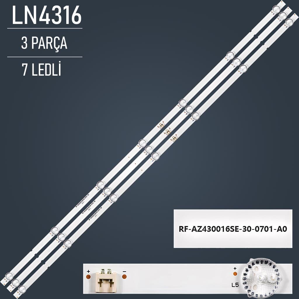 ARÇELİK A43 A 670 A LED BAR, BEKO B43 A 670 A LED BAR , ARÇELİK A43 A 675 A LED BAR, BEKO B43 A 675 A LED BAR, GRUNDİG 43 GEF 6965 B LED BAR