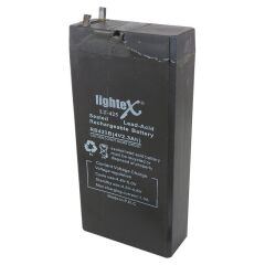 Lightex 4 Volt 2.3 Amper Bakımsız Işıldak Aküsü (100x50x20 Mm)
