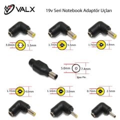 Valx LU-190 19V 4.74A Universal Notebook Adaptör Çoklu Uç