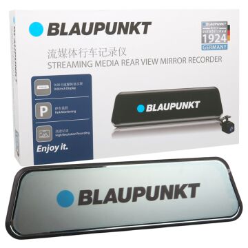 Blaupunkt DVR2M03 SD Kart + Wifi Destekli 9.66'' Dikiz Aynası + Mini Arka Çift Dvr Araç Kamera