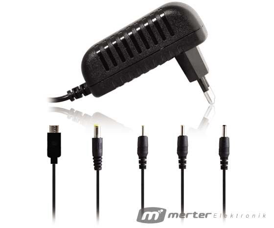 S-LINK SLX-92A 9 VOLT - 2 AMPER 5 UÇLU UNIVERSAL TABLET PC ADAPTÖRÜ