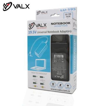 Valx LU-195 19.5V 4.62A Universal Notebook Adaptör Çoklu Uç