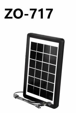 PowerMaster ZO-717 Güneş Panelli Şarj Ünitesi