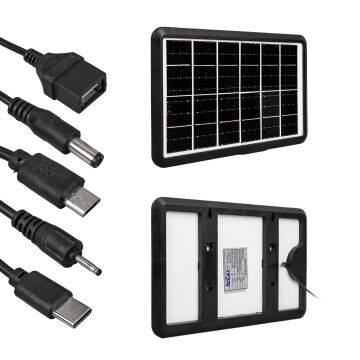 PowerMaster ZO-710 6 Volt 1.33 Amper 8 Watt Güneş Enerjili Şarj Cihazı Solar Panel