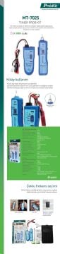 Proskit Mt-7025 Toner Prob Kit Kablo Bulucu