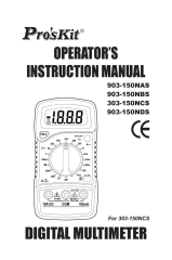 Proskit 303-150Ncs Dijital Multimetre / Ölçü Aleti