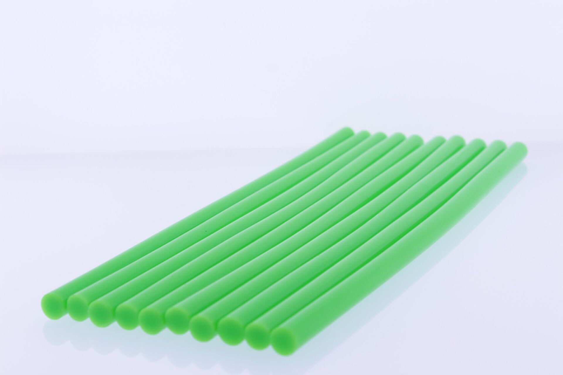 Winnboss Sıcak Silikon Mum Çubuk Yeşil - Kalın 11x300mm 10*lu Paket