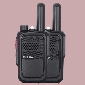 Aselsan Pm-580 Pmr Şarj Dahil İkili El Telsizi (10 Km)(16 Kanal + 121 Alt Kanal)