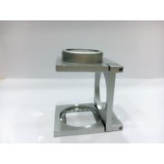 Nikula-20 Mm Büyüteç Lup Dokumacı Büyüteci Full Çelik Katlanabilir