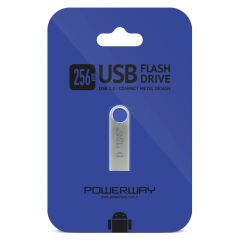 Powerway 256GB Metal Flash Bellek 2.0 USB Bellek