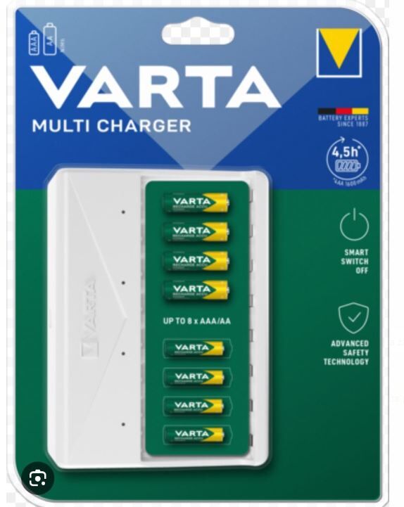 Varta 57659 Usb Multi Charger 8Li Pil Şarj Cihazı (Aa-Aaa-Nımh)