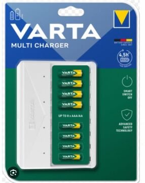 Varta 57659 Usb Multi Charger 8Li Pil Şarj Cihazı (Aa-Aaa-Nımh)