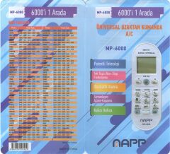 6000 in 1 Universal Akıllı Klima Kumandası MP-6000