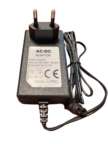 15 Volt 3 Amper DC Şarj Adaptörü Priz Tip 5.5X2.1MM-5.5X2.5MM Soket