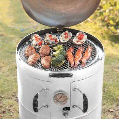 SUNUP SN-26266 GÜMÜŞ BARBEKÜ MANGAL IZGARASI