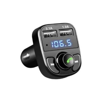 Hello 12-24 Volt 3.1 Amper Hızlı Şarj Destekli Çift USB/SD-Bluetooth Fm Transmitter HL-19680