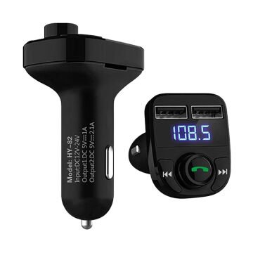 Hello 12-24 Volt 3.1 Amper Hızlı Şarj Destekli Çift USB/SD-Bluetooth Fm Transmitter HL-19680