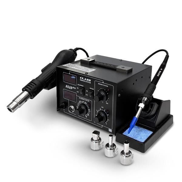 Class 852D++ Sıcak Hava Rework İstasyonu ve Lehimleme Havya Seti