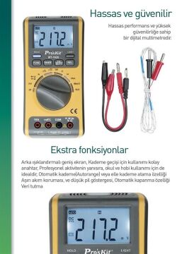 Proskit Mt-1620 5 In 1 Autorange Dijital Multimetre / Ölçü Aleti