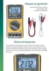 Proskit Mt-1620 5 In 1 Autorange Dijital Multimetre / Ölçü Aleti