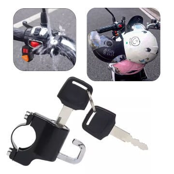 Sunup SN-24295 22-26mm Universal Motosiklet Kask Kilidi