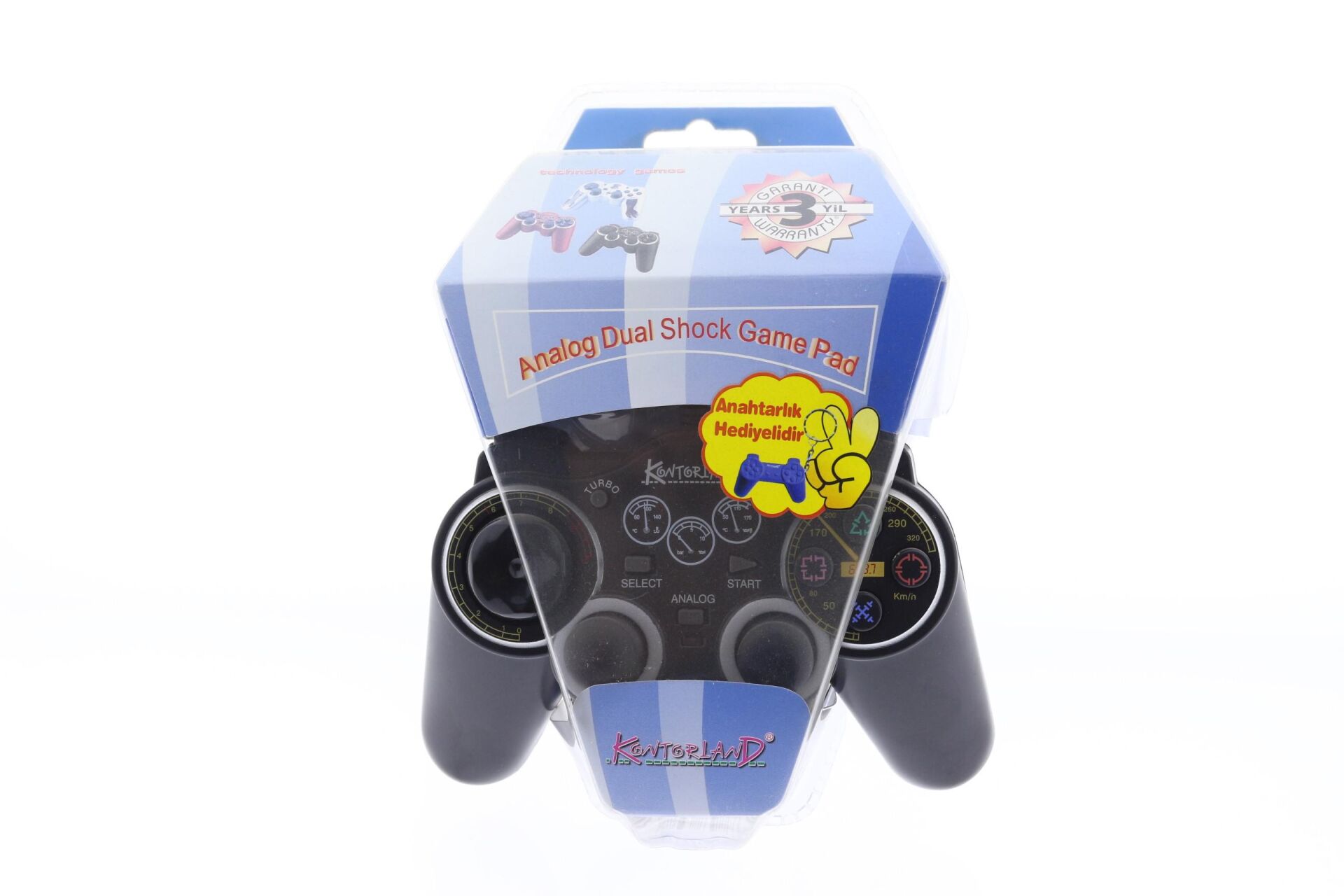 Kontorland Analog Dual Shock Usb PC Oyun Kolu