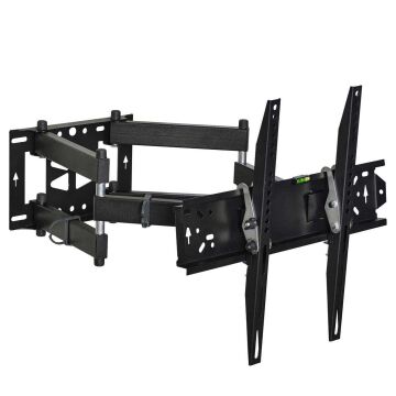 Vontech VT-952 HC Pro 55-98'' Çift Kollu Kilitli Hareketli Televizyon Duvar Askı Aparatı