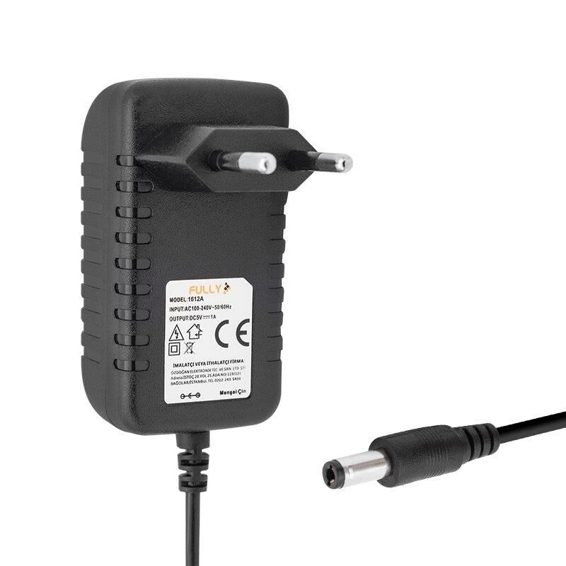 FULLY 1612A 5 VOLT - 1 AMPER 5.5*2.5 UÇLU PRİZ TİPİ ADAPTÖR