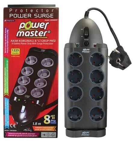 Powermaster Gmx-800H 1.8Mt Akım Korumalı Priz