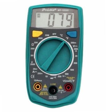 Proskit Mt-1233C Dıgıtal Multimetre (Sıcaklık) / Ölçü Aleti