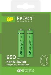 Gp 650 Mah Şarj Edilebilir Aaa Pil Recyko+Rechargeable