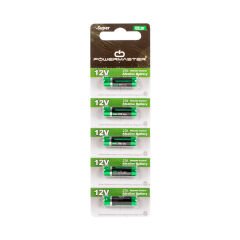 PowerMaster MN27A 12 Volt 27A İnce Alarm Pili Alkaline Batarya (5'LI Paket)