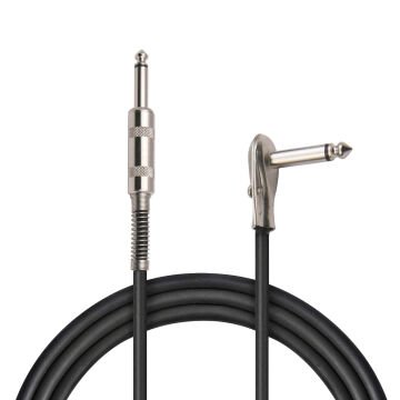 MagicVoice LD377 2 Metre 6.35mm Mono Erkek Jak (TS) L Tipi Ses Kablosu Metal Jack