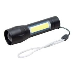 Powermaster PM-4525 Metal Flashlight Power Ledli Şarjlı El Feneri