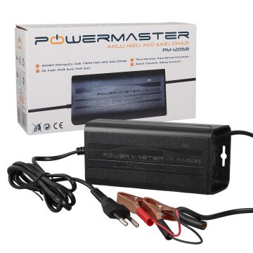 Powermaster PM-1205B 12 Volt 5 Amper Akıllı Akü Şarj Cihazı