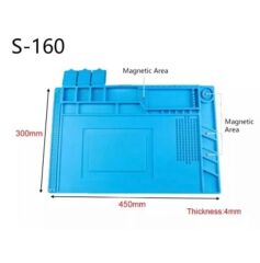 BEB S-160 SilikonTamir Pedi Yanmaz Manyetik Tamir Mat  450MMX300MM