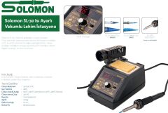 Solomon SL-30 Isı Ayarlı Digital Göstergeli Havya İstasyonu