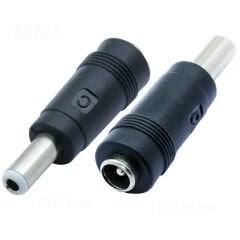 Dc 2.1 Mm Dişi / 2.5 Mm Erkek Çevirici Jack Fiş 5'li Paket