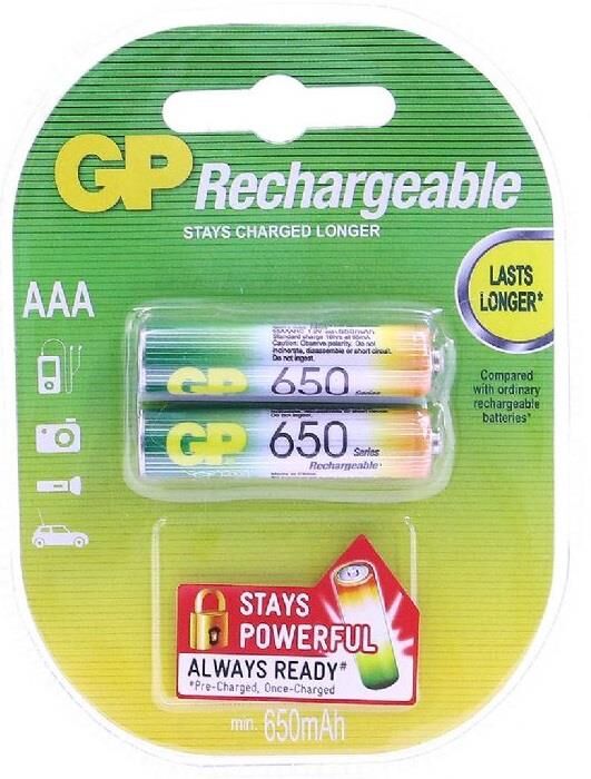 Gp 650 Mah aaa Şarj Edilebilir Pil