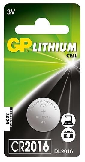 GP CR2016 3V Lithium Pil (5'li Paket)