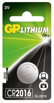 GP CR2016 3V Lithium Pil (5'li Paket)