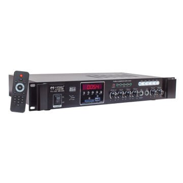 Magicvoice MV-540 100 Watt USB-SD-Bluetooth 2 Mikrofon Girişli 5 Bölgeli Hat Trafolu Anfi
