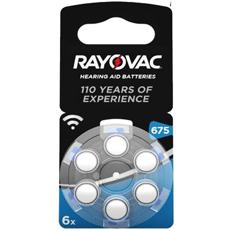 Rayovac 675 Numara Kulaklık Pili 6'lı Paket