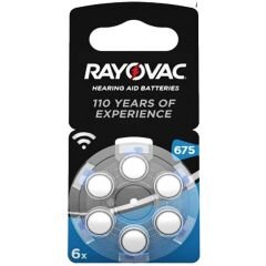 Rayovac 675 Numara Kulaklık Pili 6'lı Paket